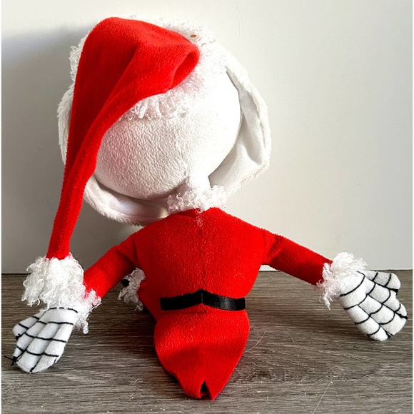 Disney Nightmare Before Christmas Plush Santa Jack Skellington Tim Burton Movie - Picture 2 of 3